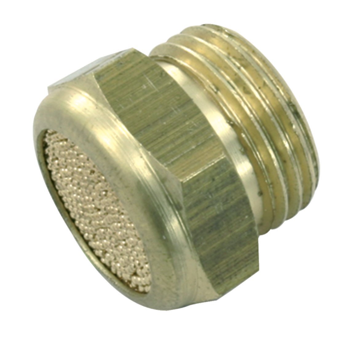 18105 - Silencieux d'échappement mâle plat cylindrique.